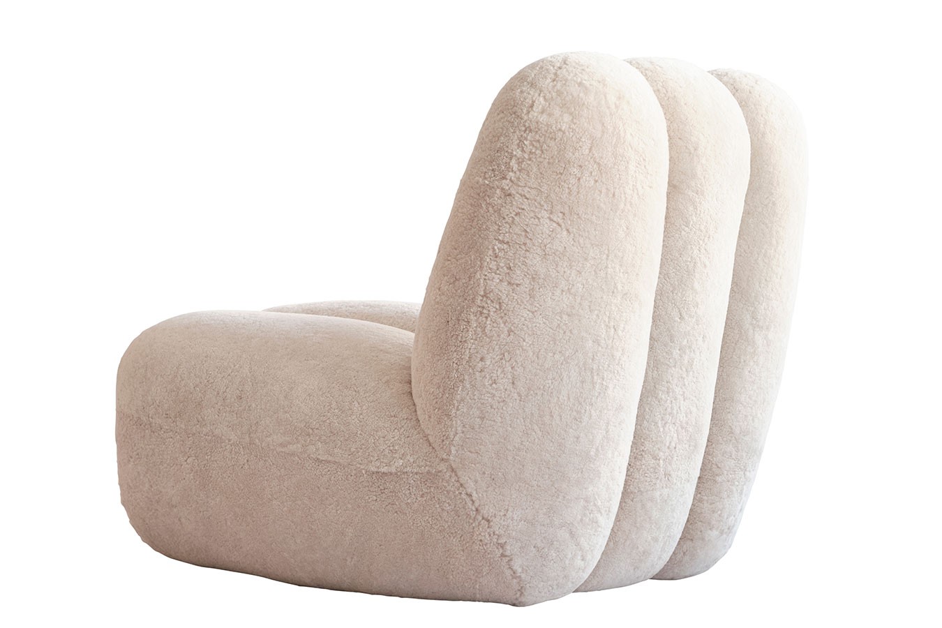 Lounge Sessel Toe Sheepskin beige