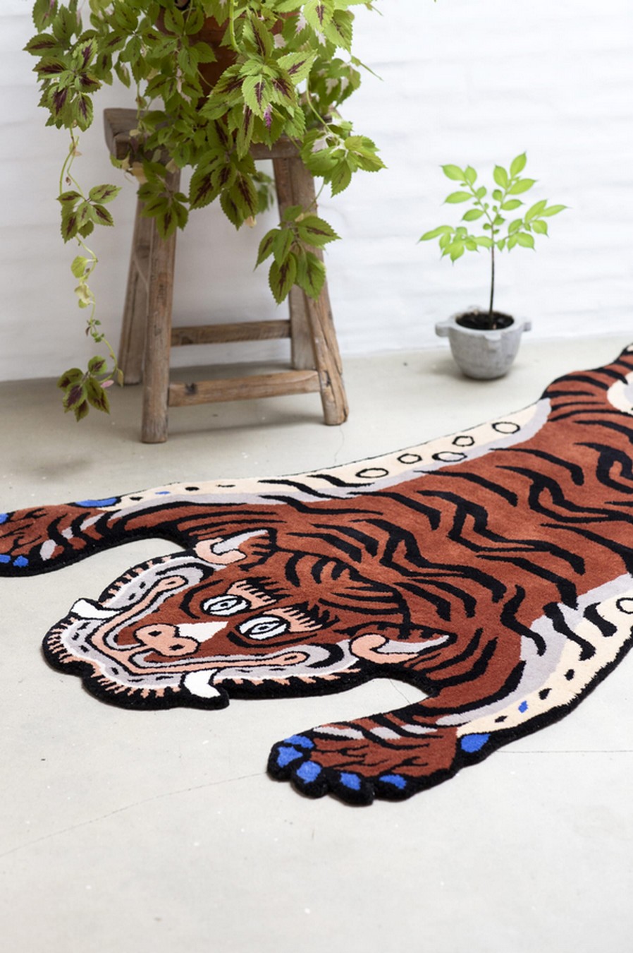 Teppich Frankie Tiger gross B 190 cm