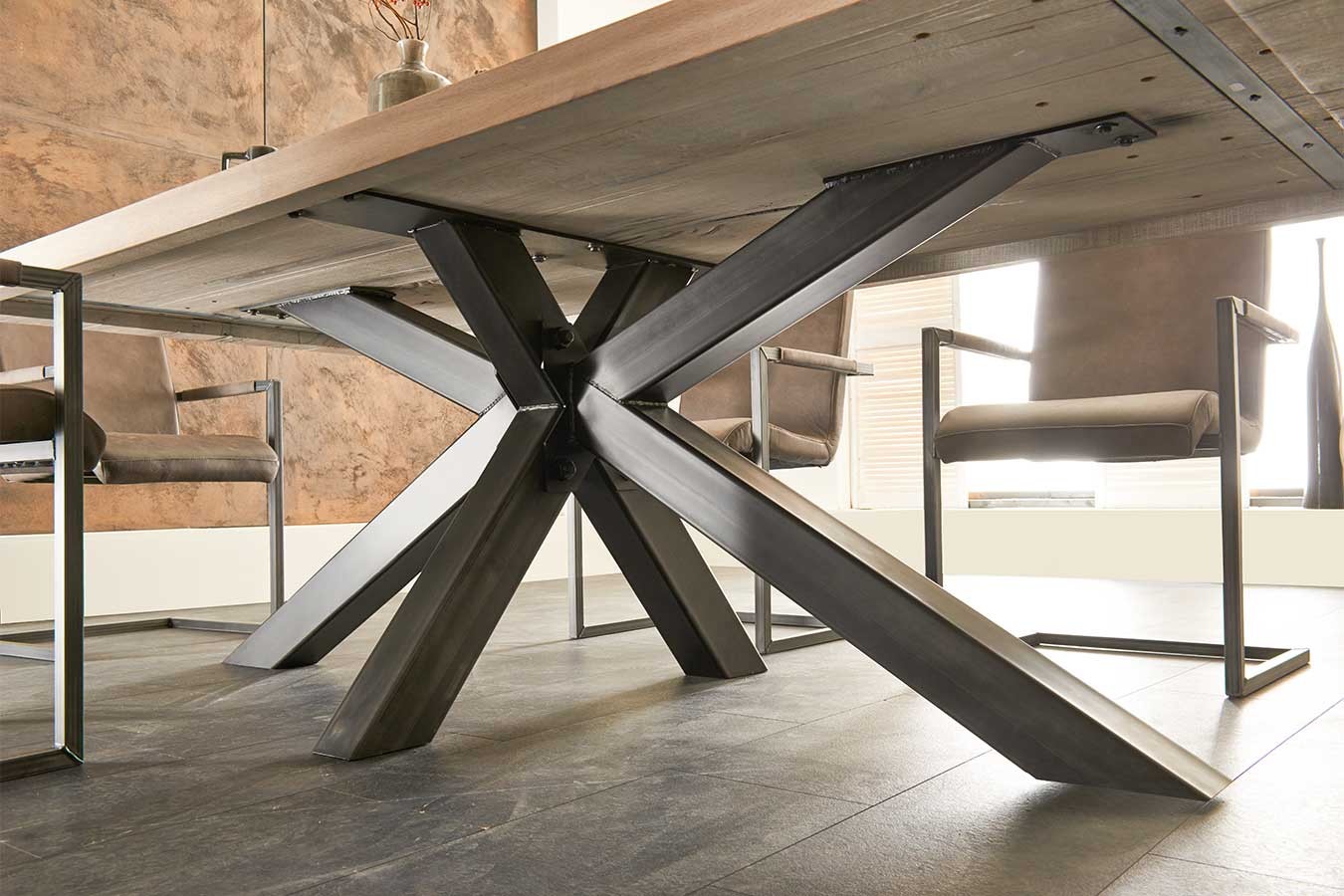 Esstisch Chicago gerade Kante ab 200 cm