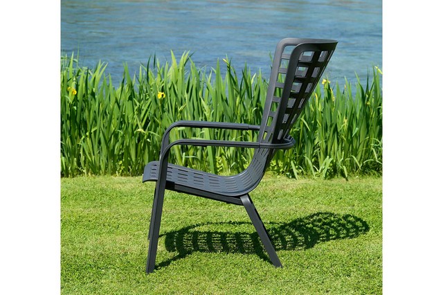 Gartensessel mit Armlehne Folio grau