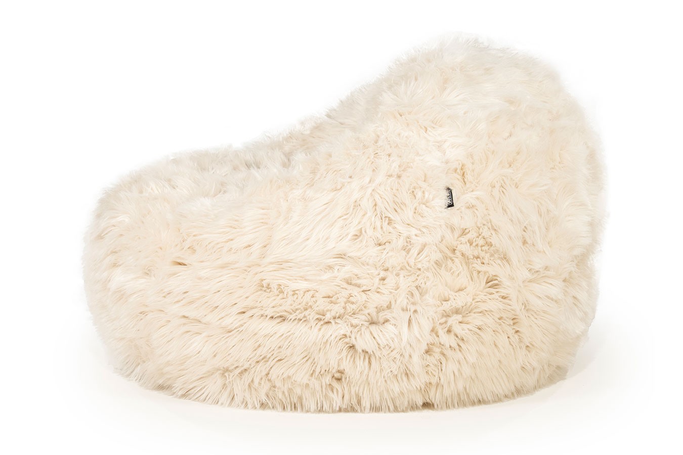 Sitzsack Snuzzle Kunstfell weiss