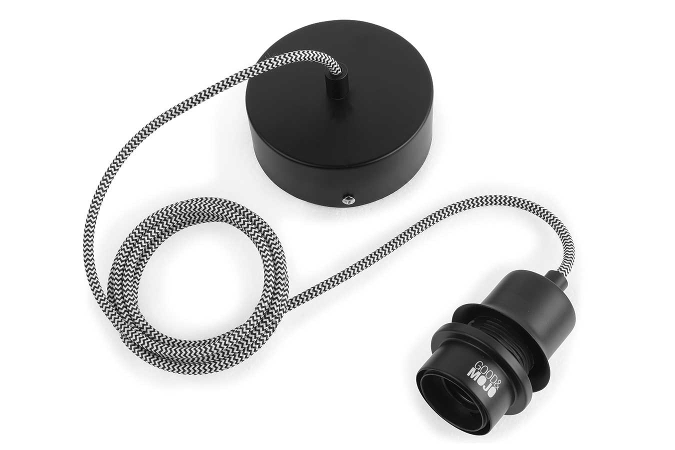 Hängelampe Amazon 1er Gummi schwarz H 25