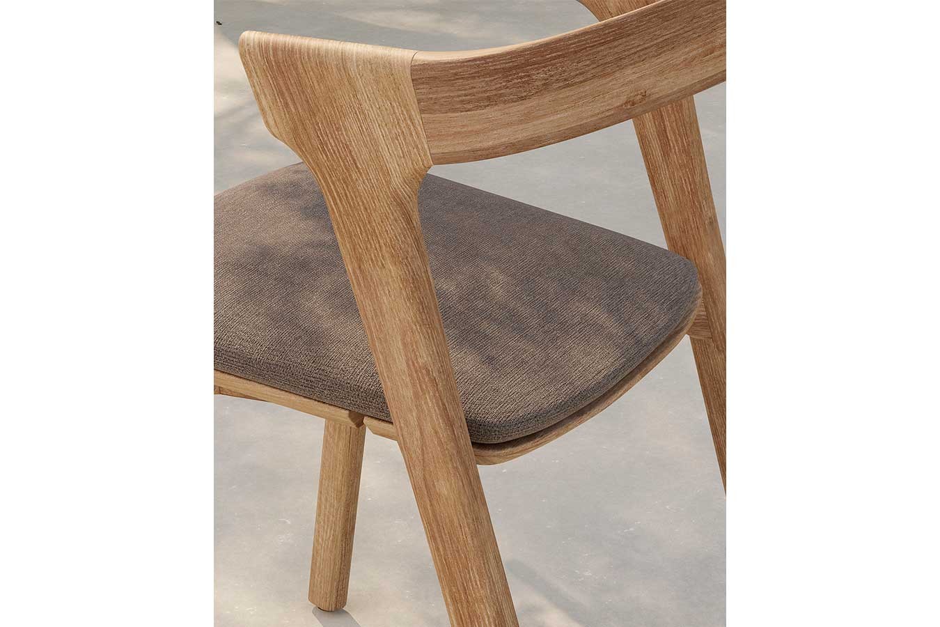 Outdoor Stuhl Bok Teakholz massiv