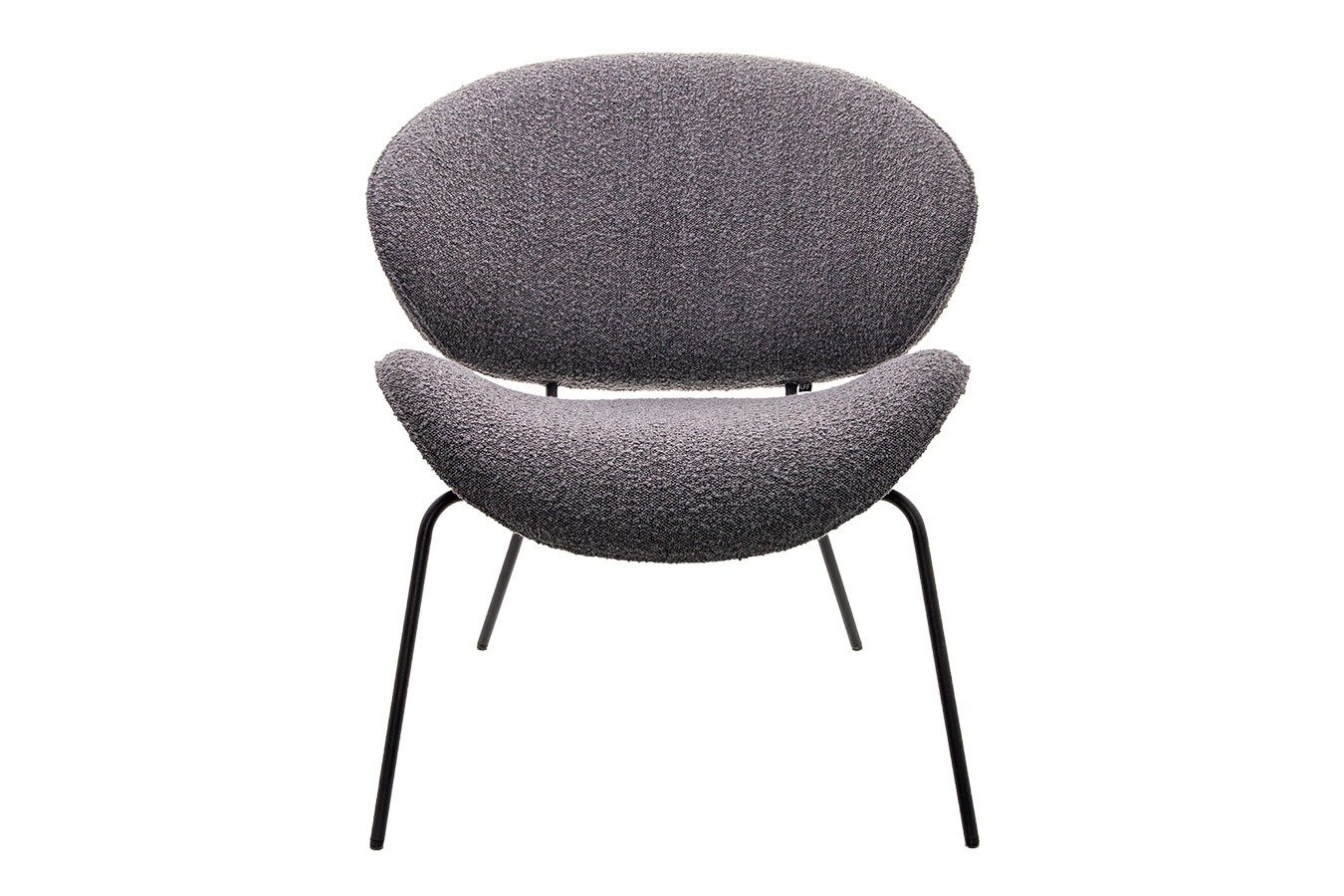 Sessel Alvaro Lounge Bouclé grau