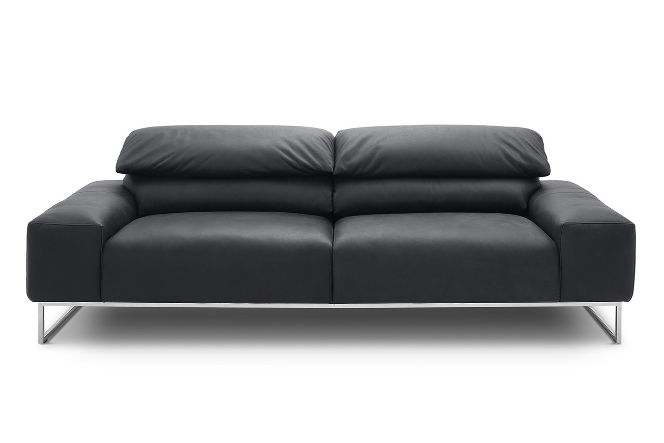 2-Sitzer Samara Leder schwarz