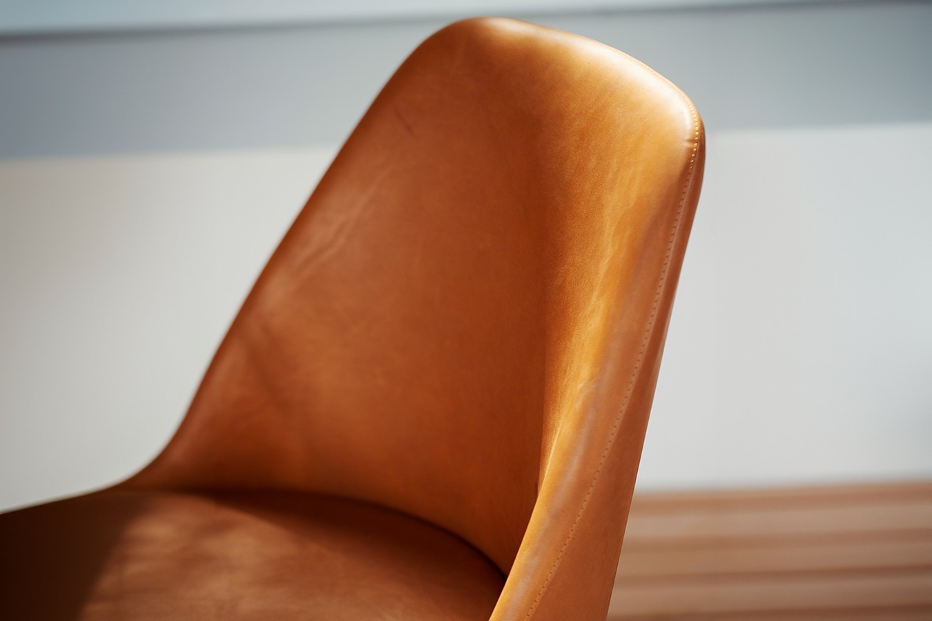 Loungesessel Flaminia Leder braun