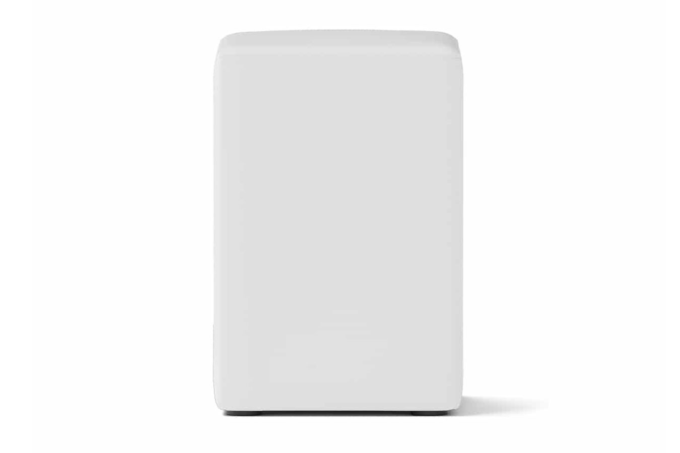 Sitzhocker Basic Leder weiß
