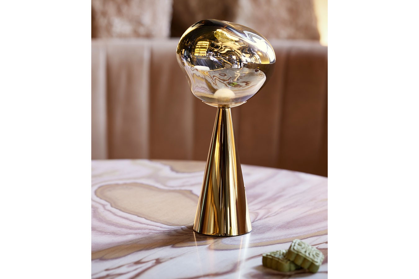 Tischlampe Melt Gold
