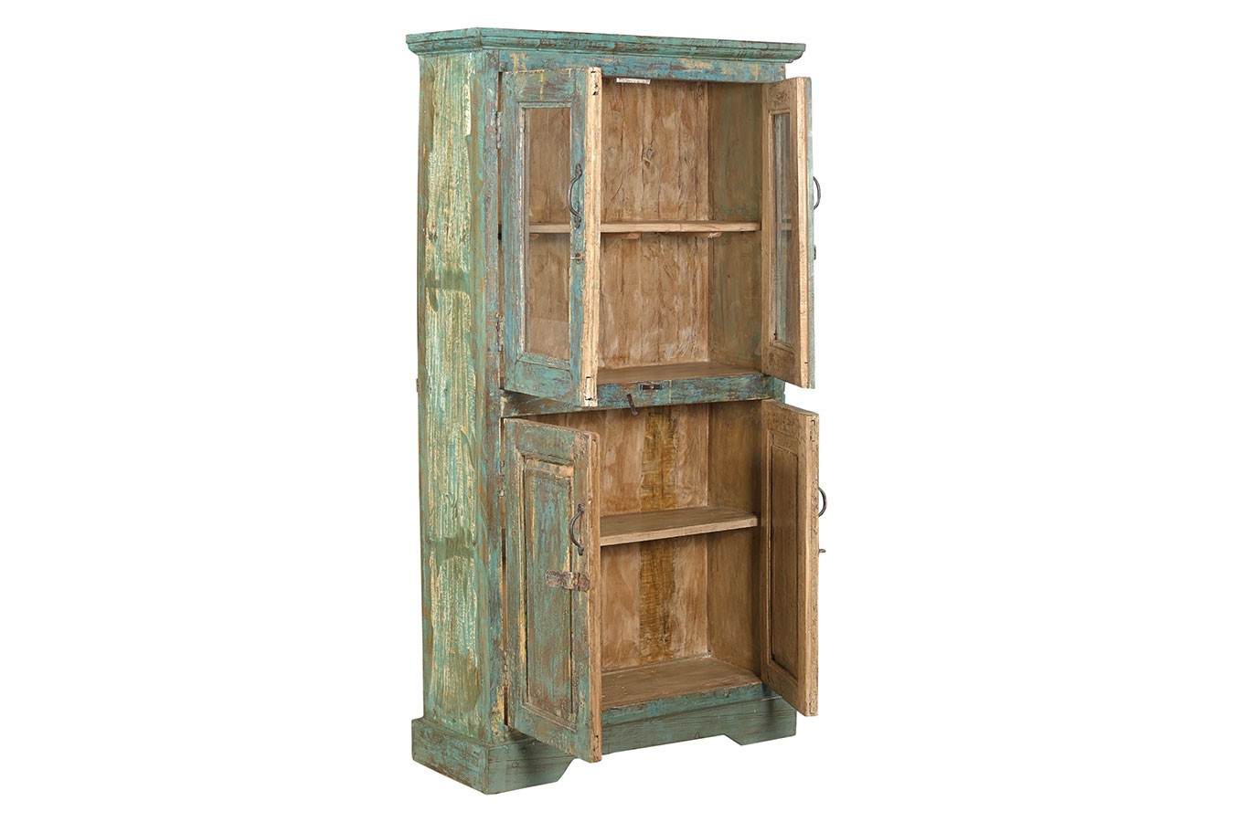 Vitrinenschrank Vintage grün