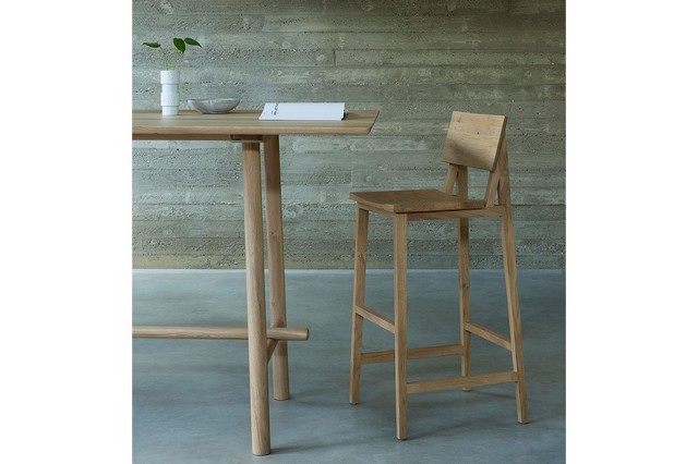 Barhocker N4 Eiche natur H 110 cm