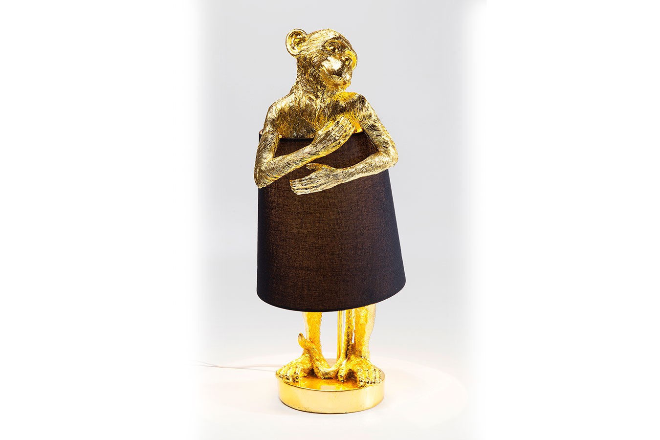 Tischlampe Affe gold