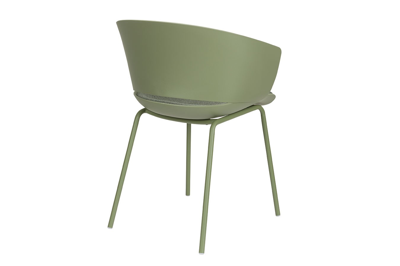 Designerstuhl Jessi Kunststoff grün