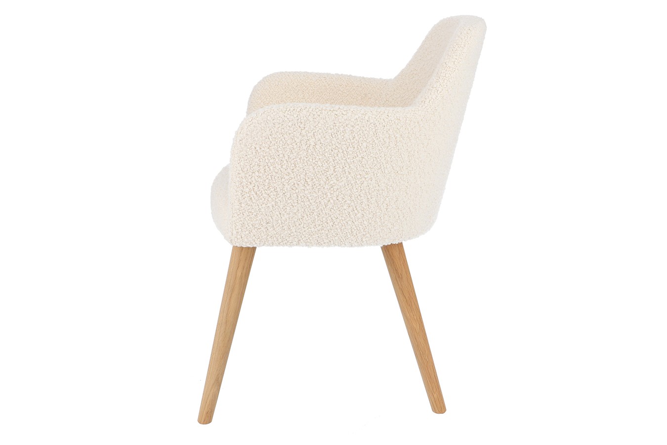 Sessel Flaminia Stoff weiß
