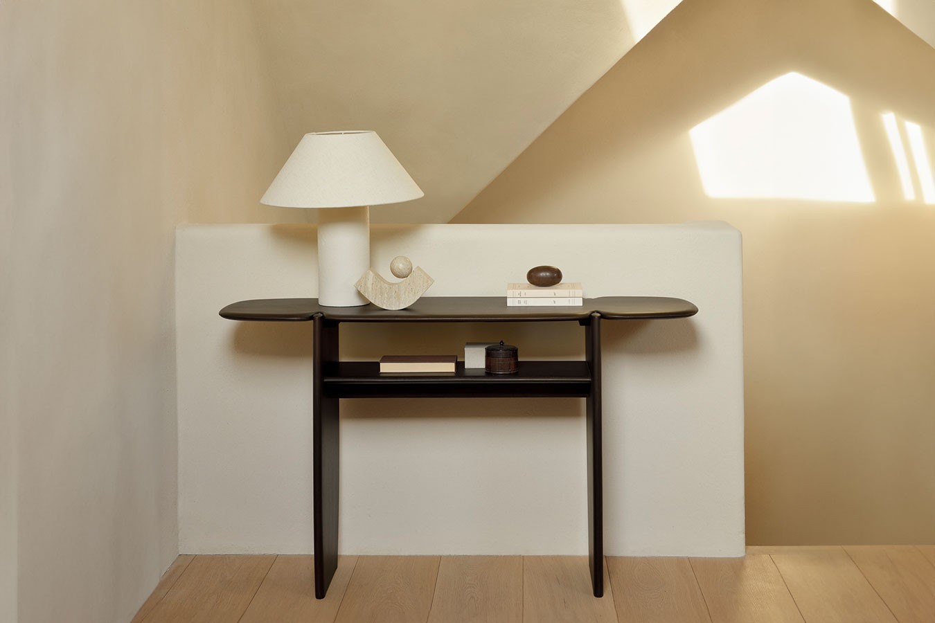 Konsole PI Mahagoni dunkelbraun B 130 cm