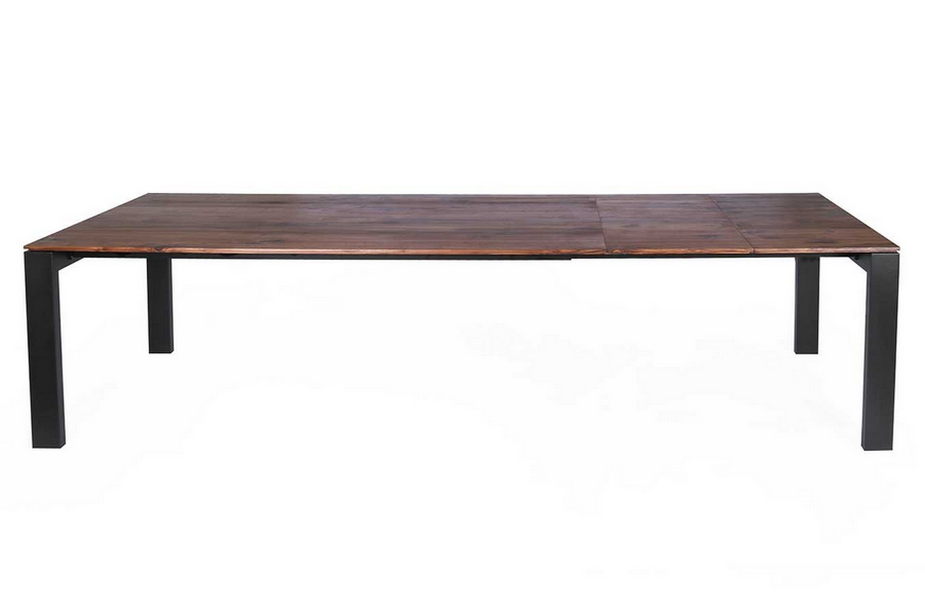 Ausziehtisch Deno Massivholz Nussbaum 140-190 konfigurierbar