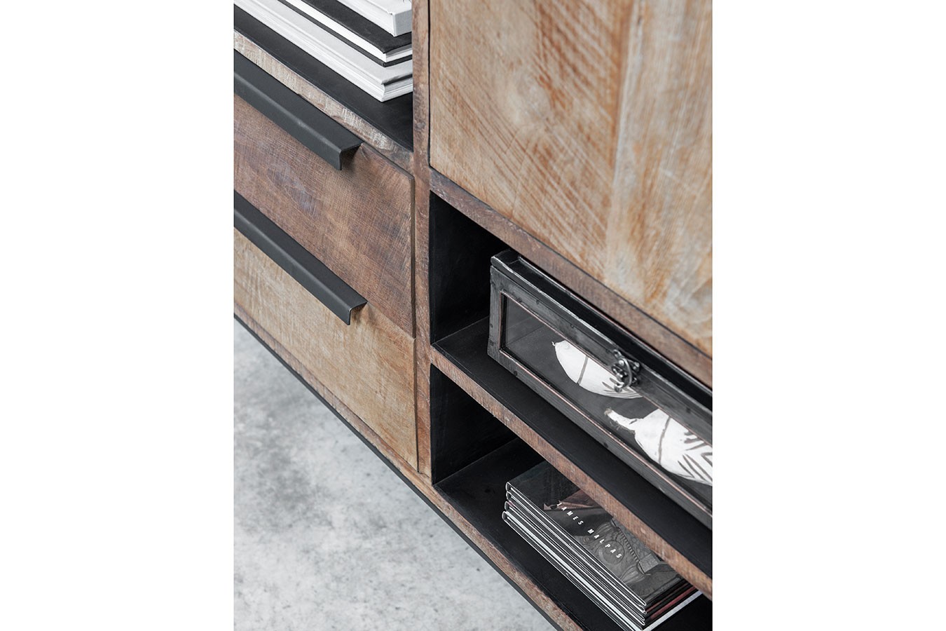 Kommode Odeon Teak natur B 136 cm