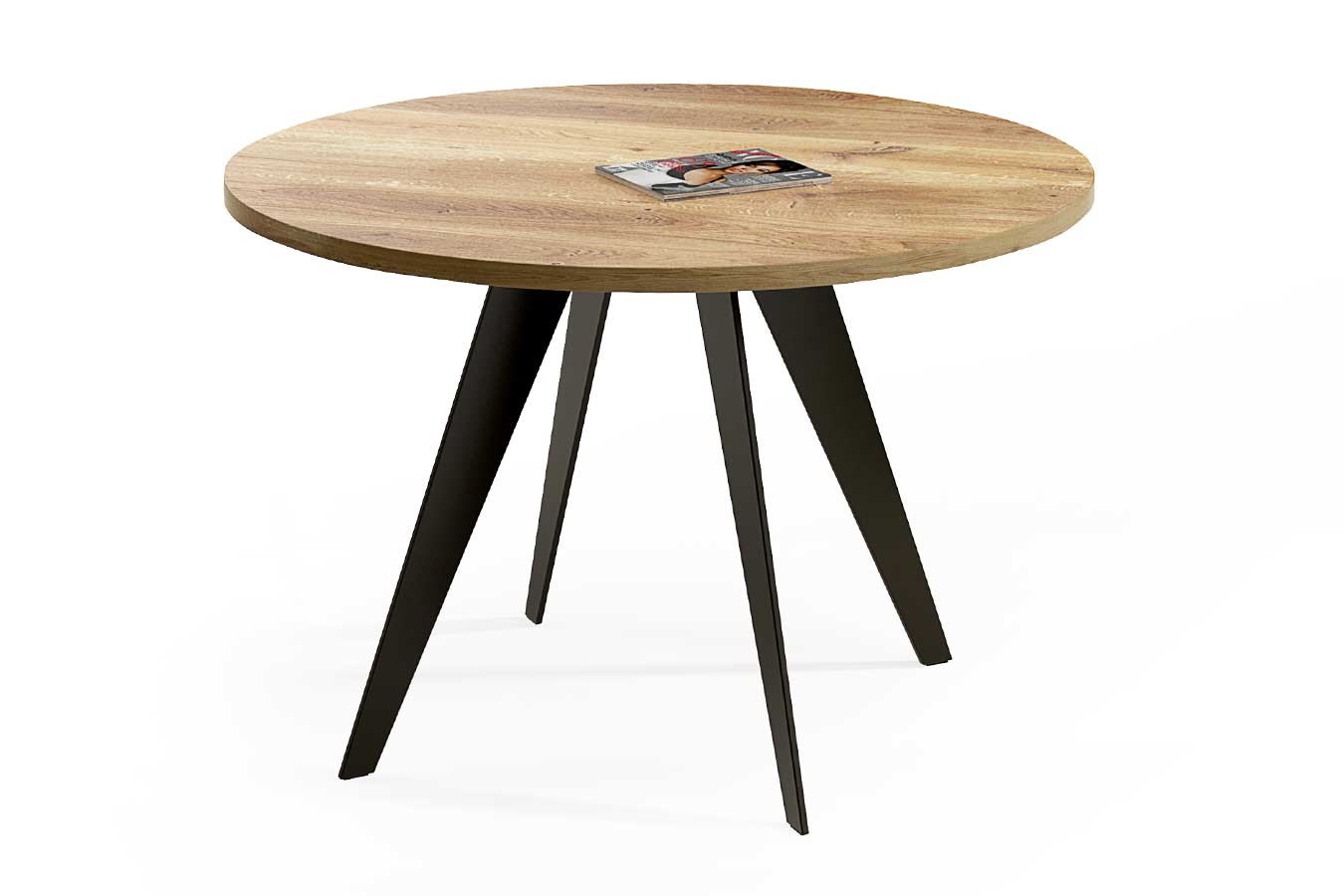 Bistrotisch Anke Eiche massiv rund 70 cm