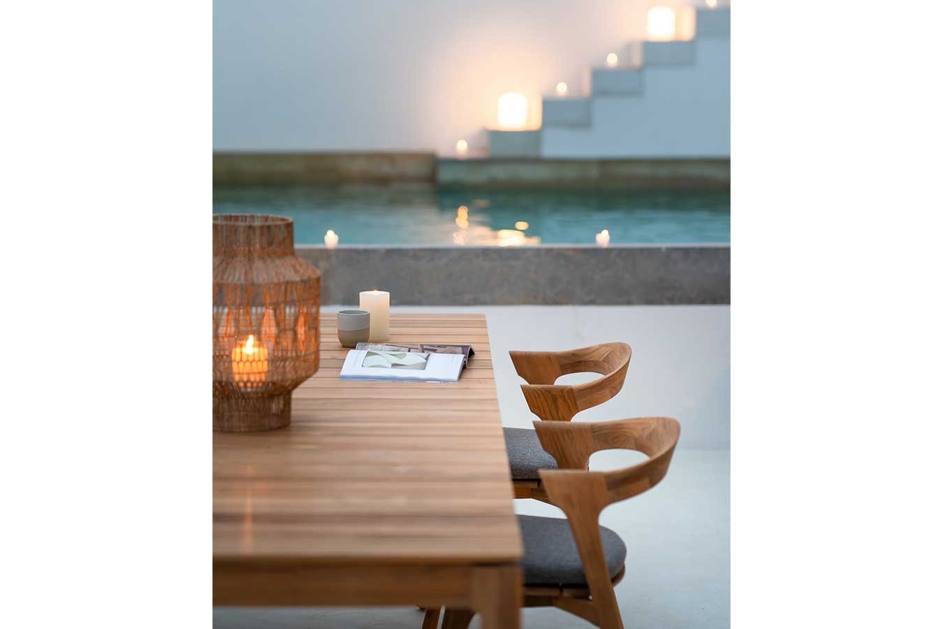 Outdoor Tisch Bok Teakholz 250 cm