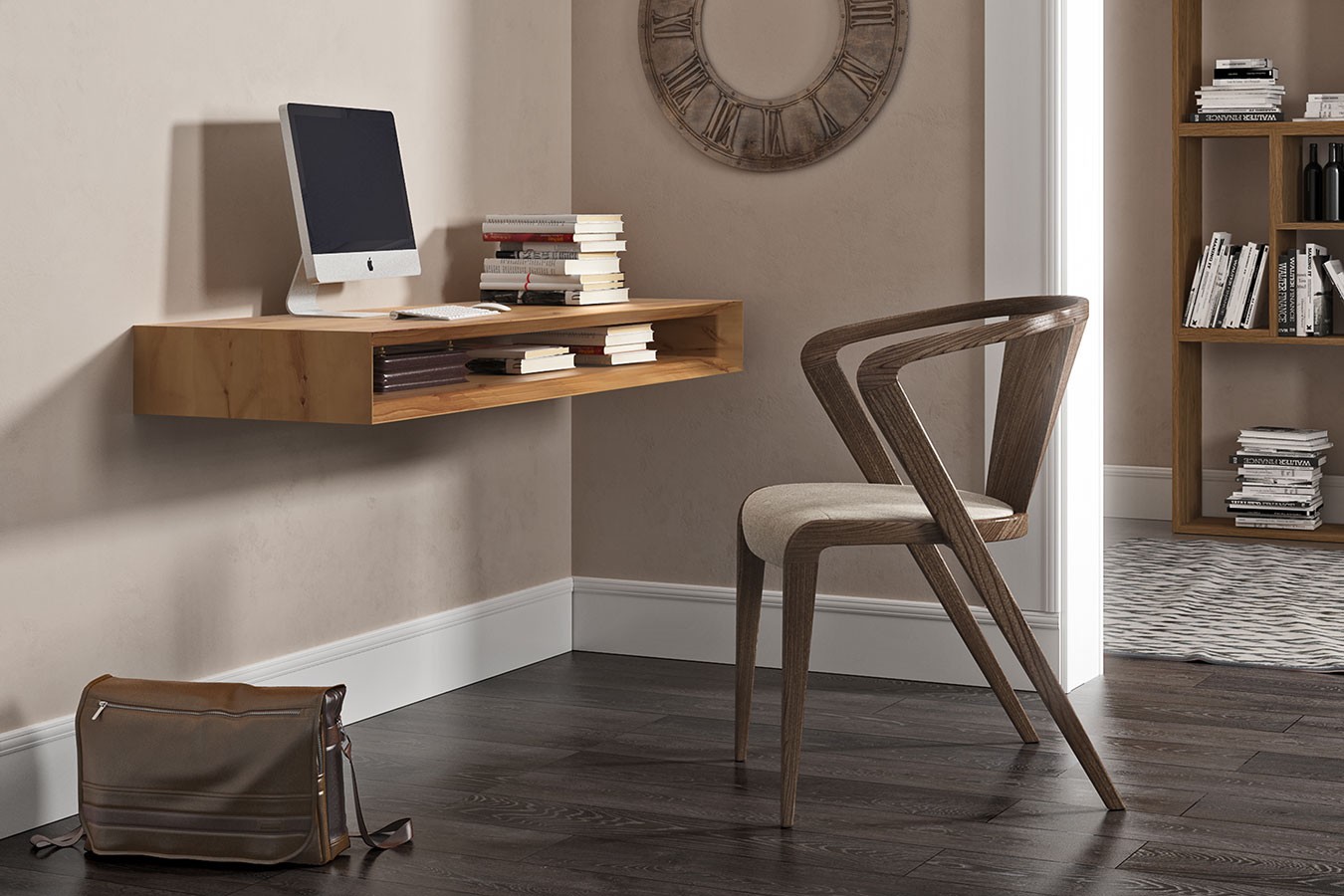 Schreibtisch Aspen Esche B 100 cm