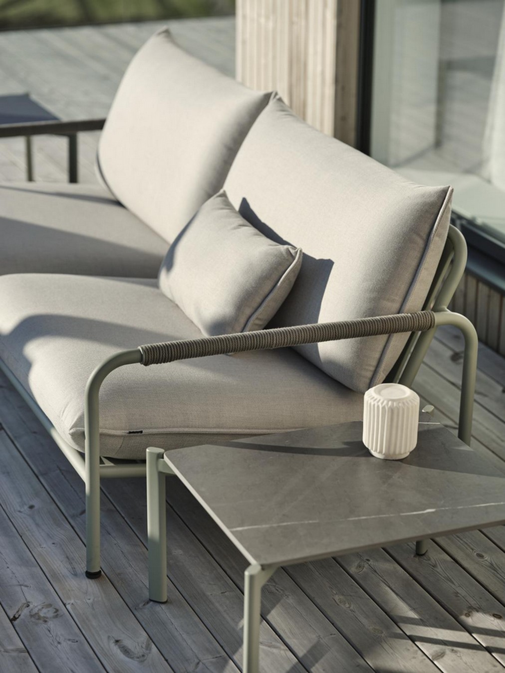 Gartensofa Lerberget 2,5-Sitzer grün