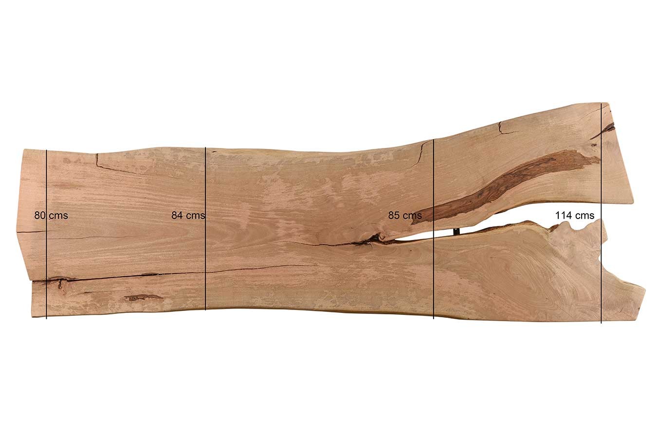 Tischplatte Mango Massivholz Monolith 320 cm
