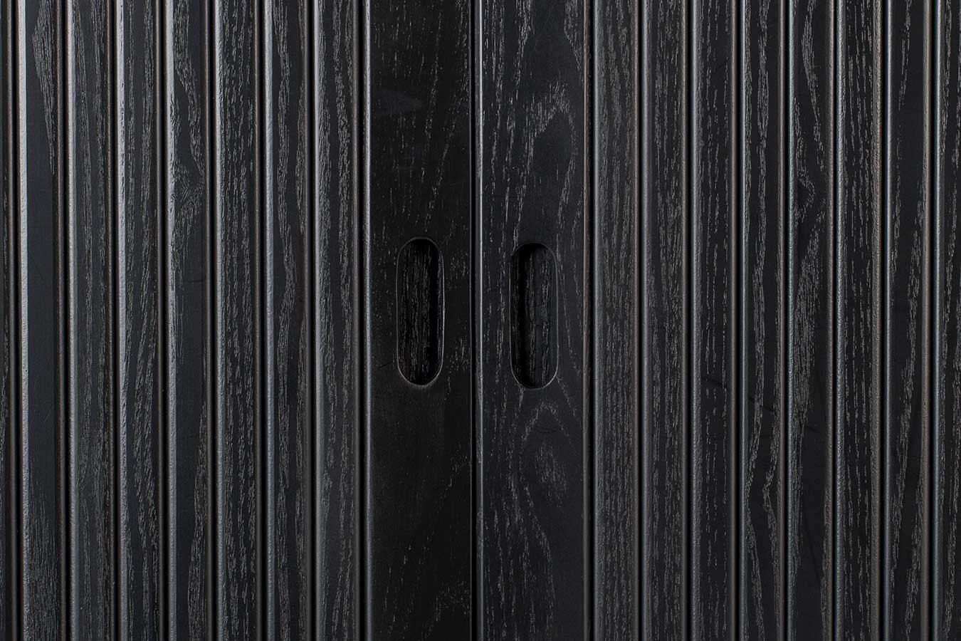 Buffetschrank Barbara Massivholz schwarz