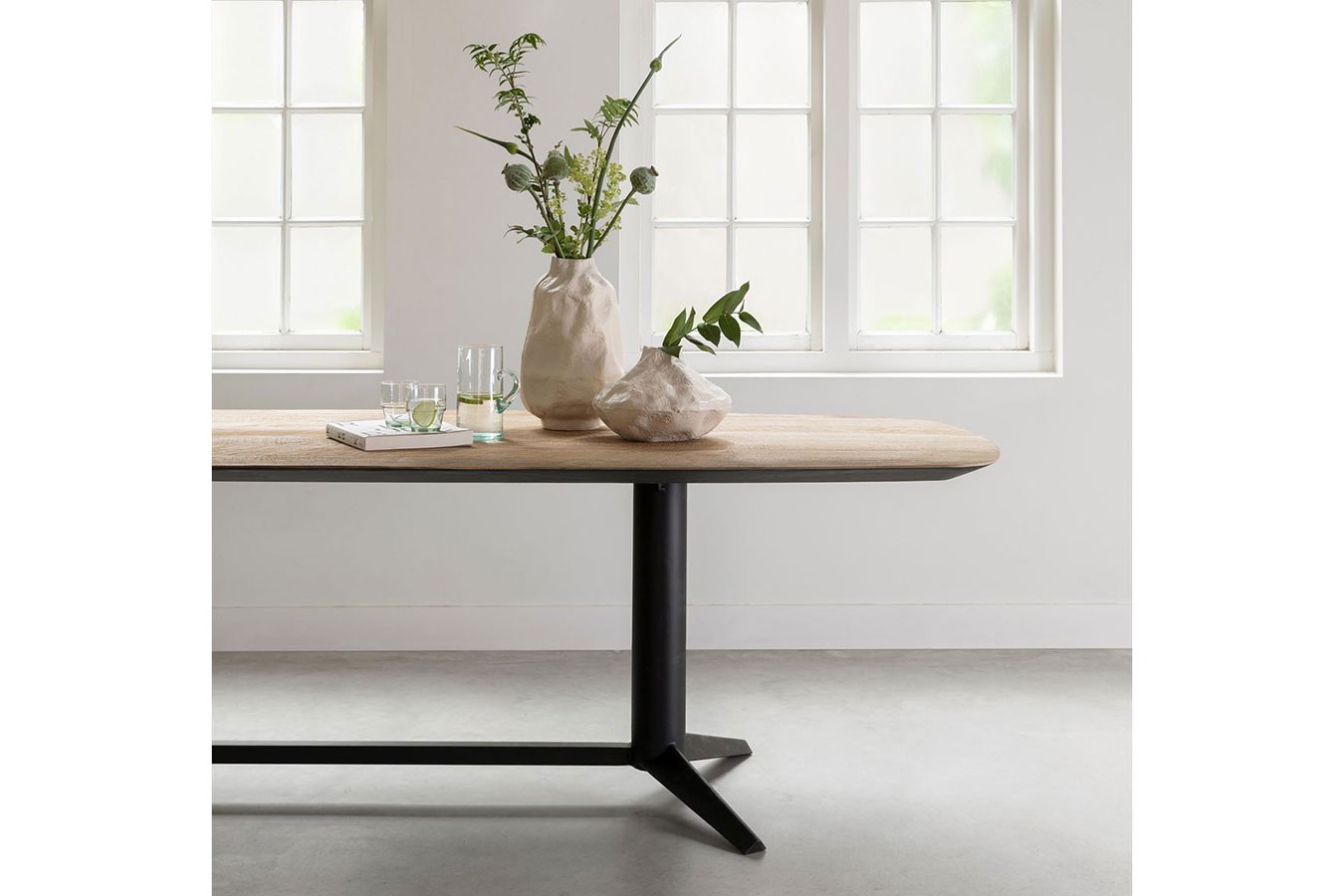 Esstisch Soho Teak natur B 210 cm