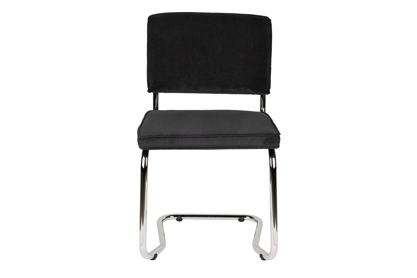 Freischwinger King Cord schwarz