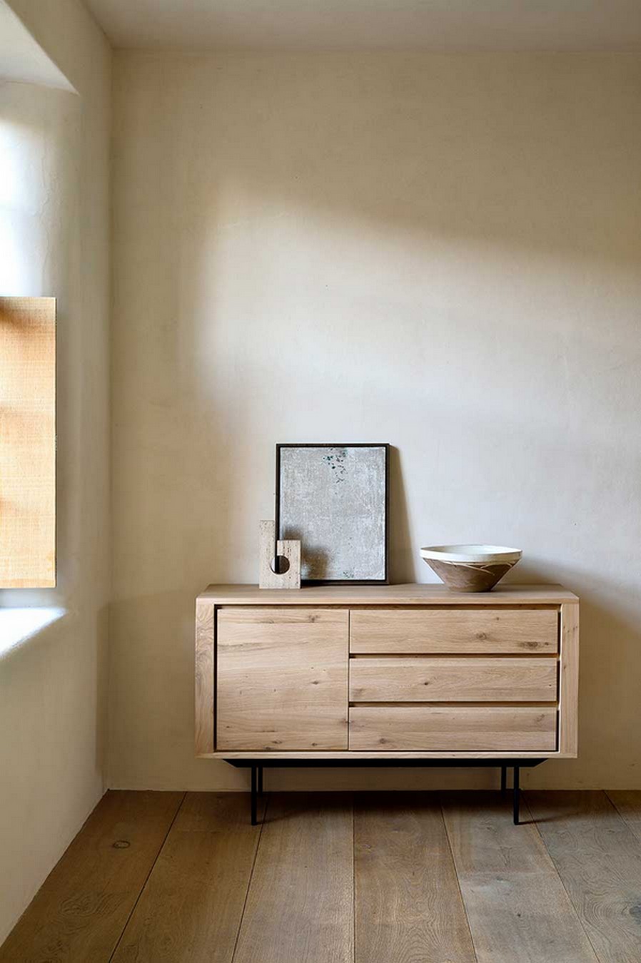 Sideboard Oak Shadow Eiche massiv B 134 cm