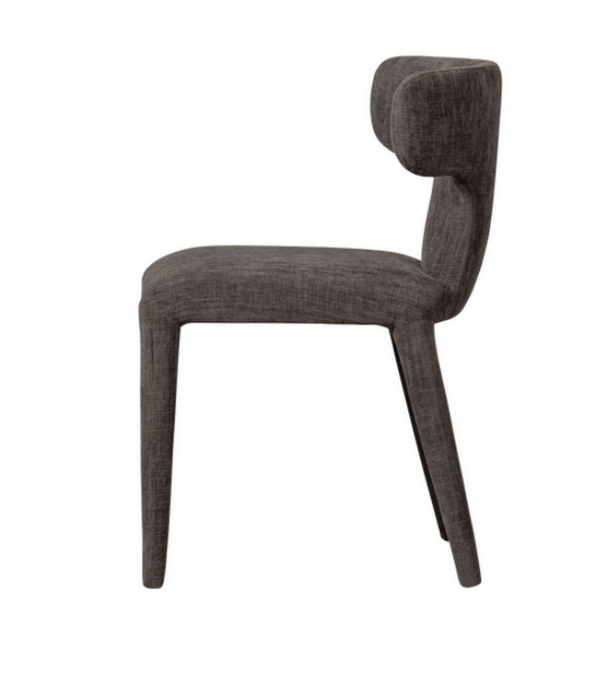 Designerstuhl Kermit Stoff graubraun