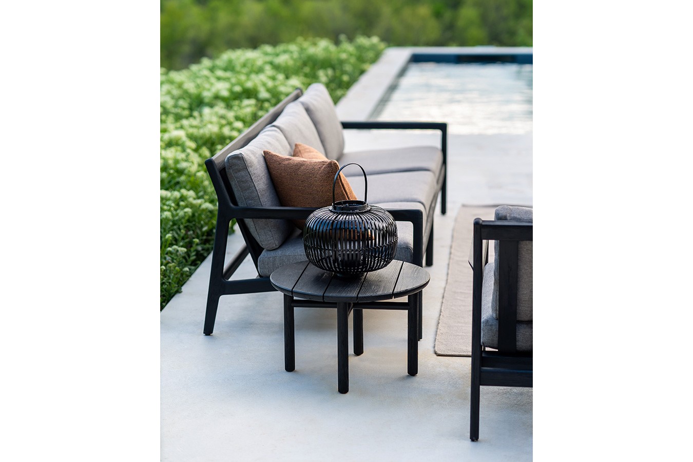 Outdoorsofa Jack Teak mokka 180 cm