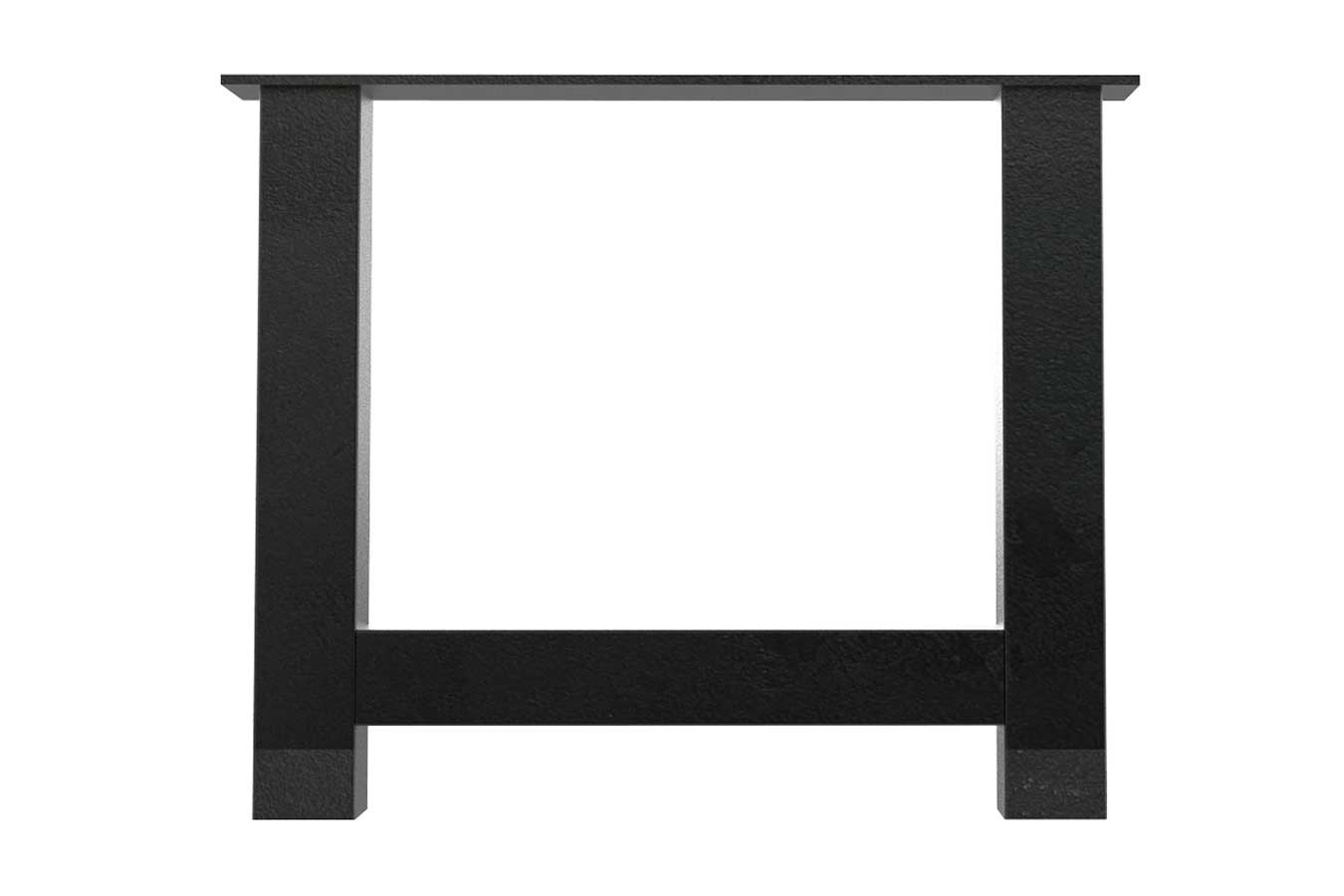 Tischgestell 2-er Set Eisen schwarz 90