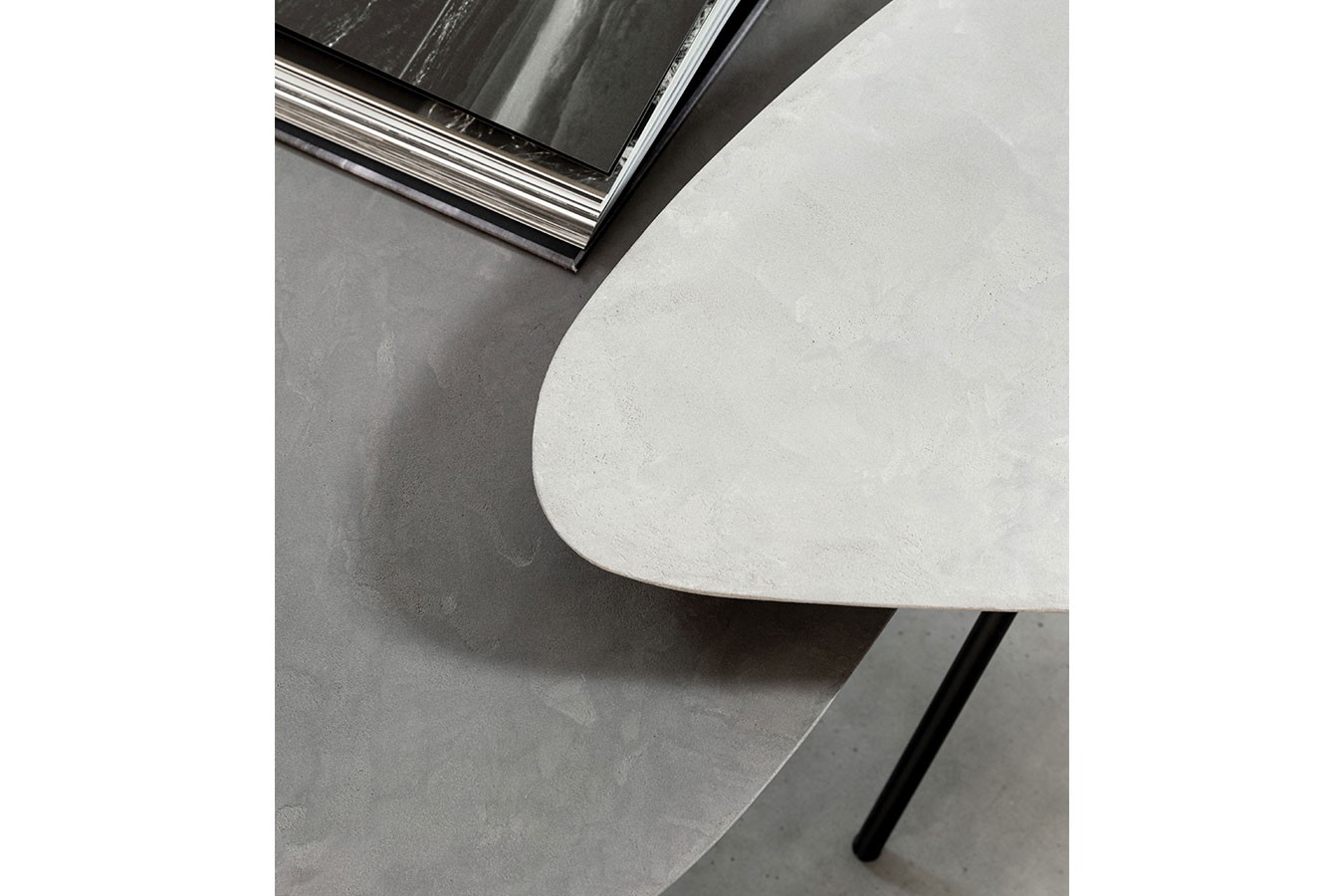 Couchtisch Set Plectro Air eckig grau