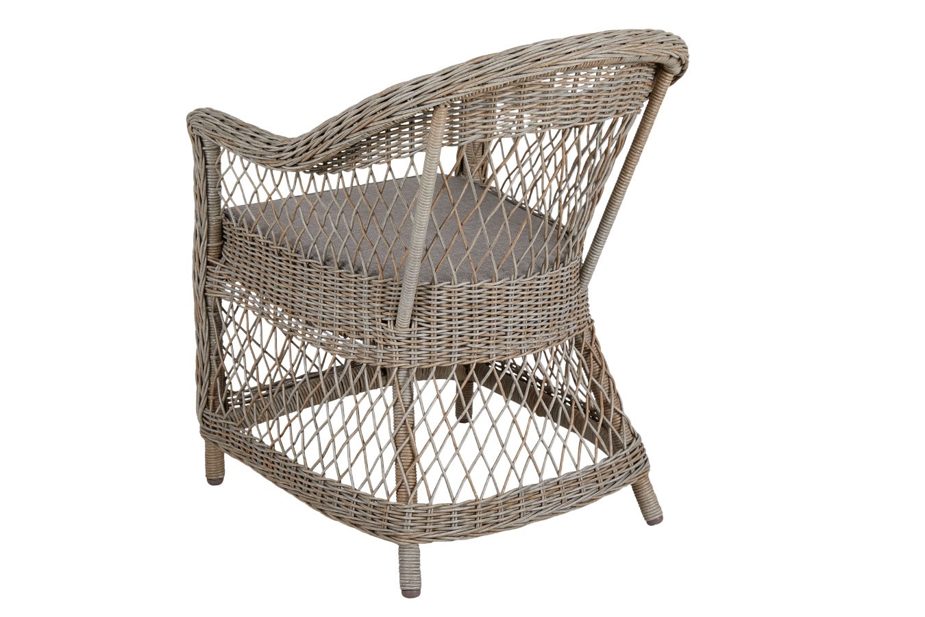 Gartensessel Kamomill mit Kissen beige