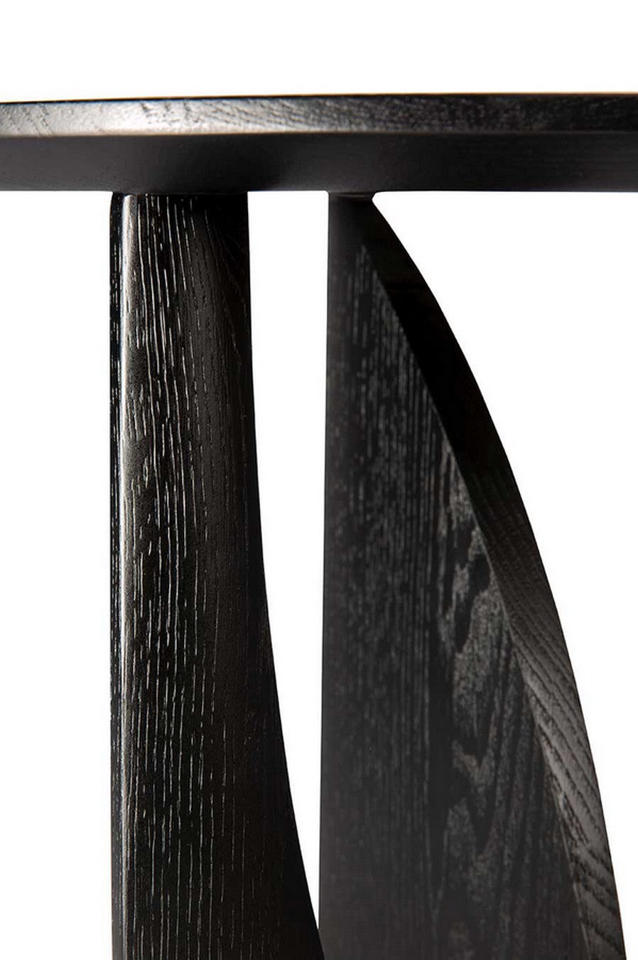 Beistelltisch Geometric Eiche schwarz