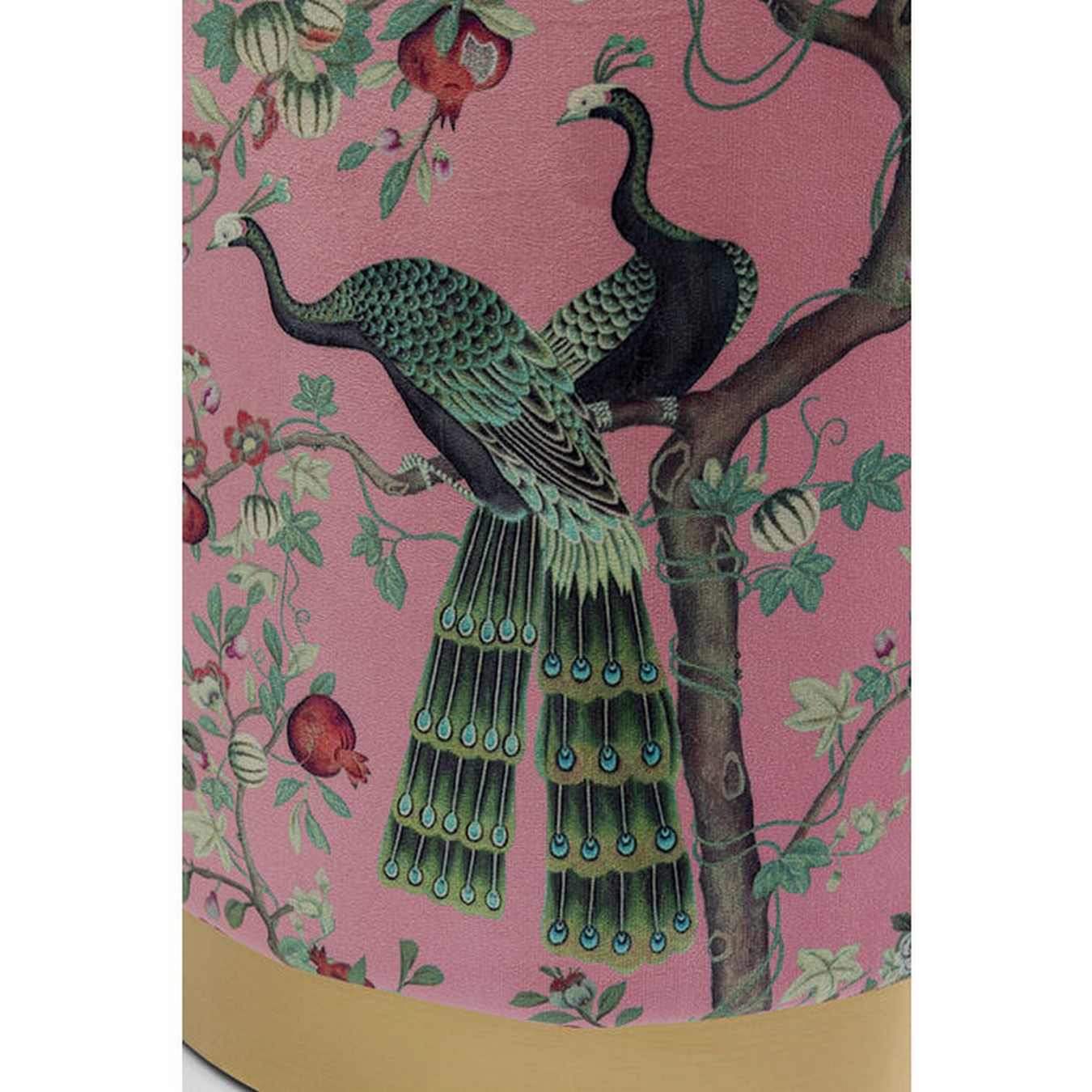 Samthocker Cherry Peacock 32 cm