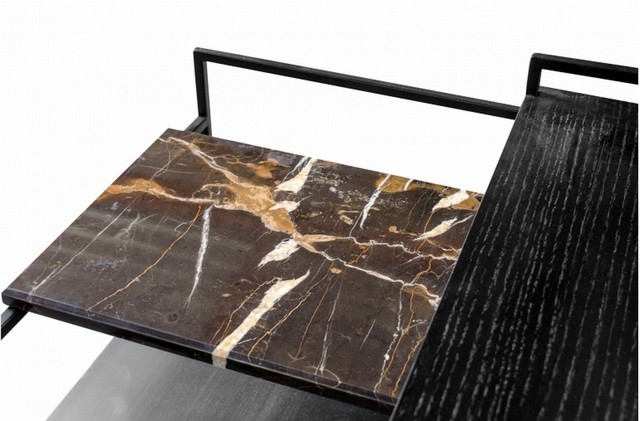 Couchtisch Architect schwarz 60 cm