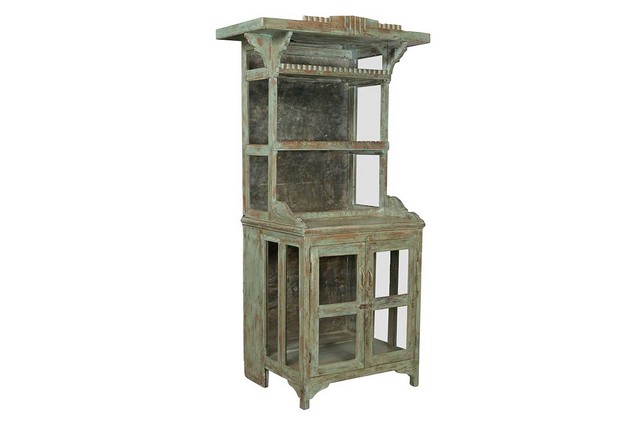 Vitrine Vintage türkis