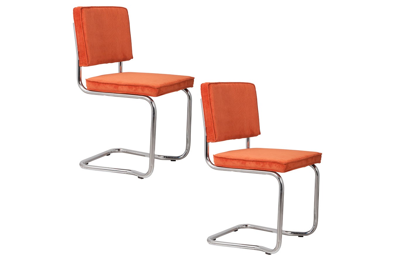 Freischwinger King Cord orange