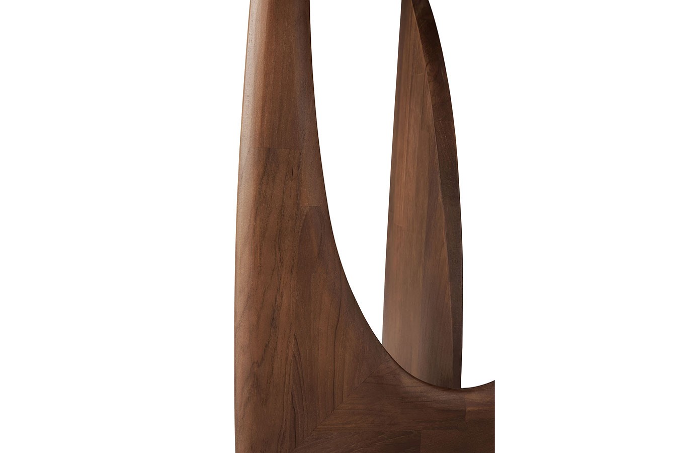 Beistelltisch Geometric Teak natur