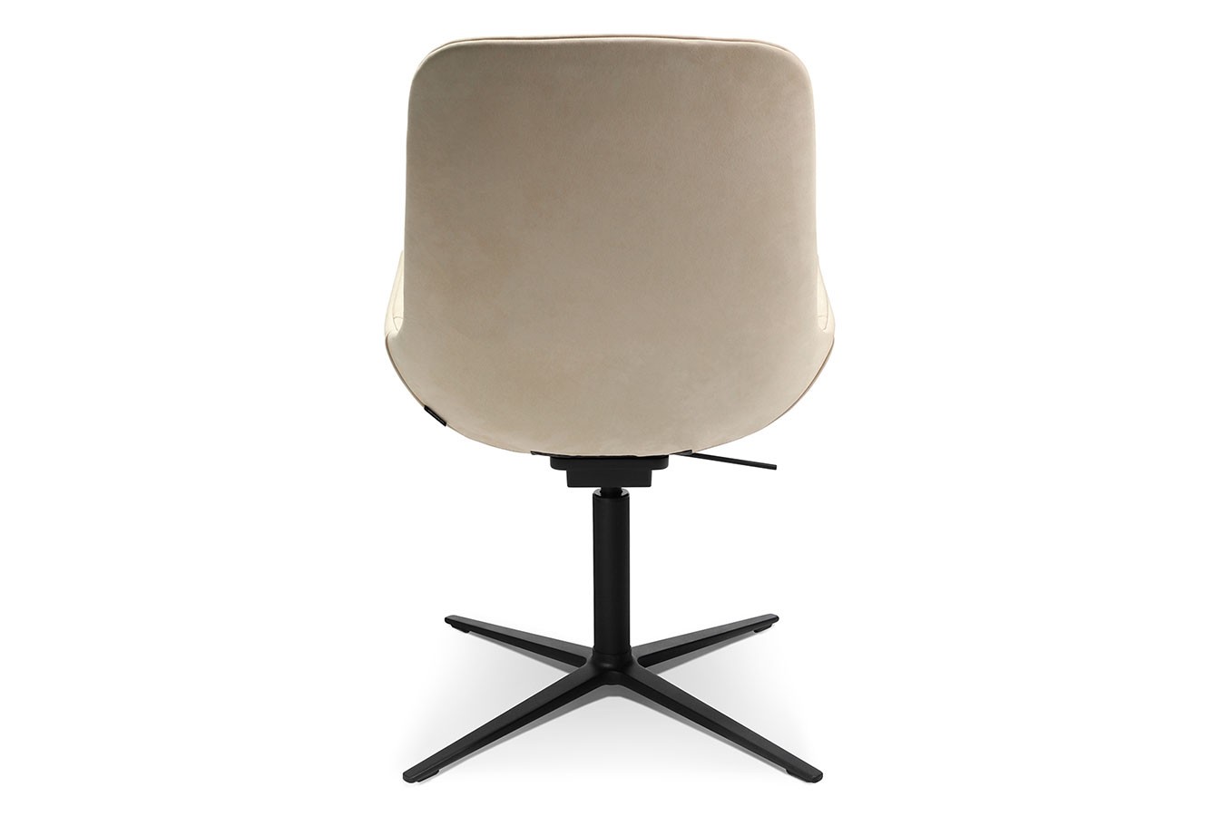 Drehsessel W-Club Low Leder creme