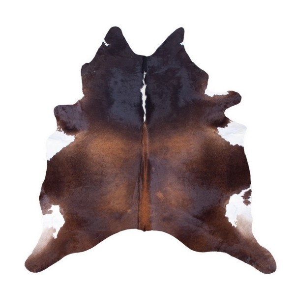 Stierfell Reddish schwarz weiss rötlich ca 3-4 qm
