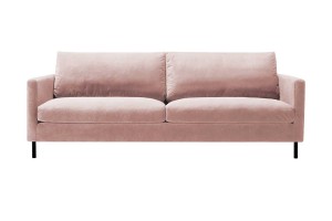 Sofa 3 Sitzer Impala Malibu Samt pink