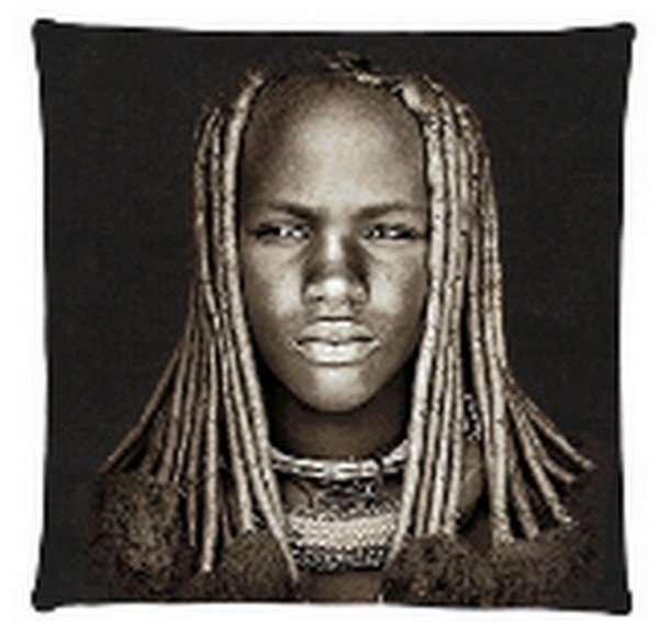 Kissen Himba Girl Namibia 45 x 45 cm