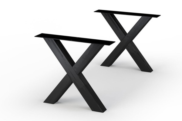 Tischbein Salisbury Set X-Form schwarz