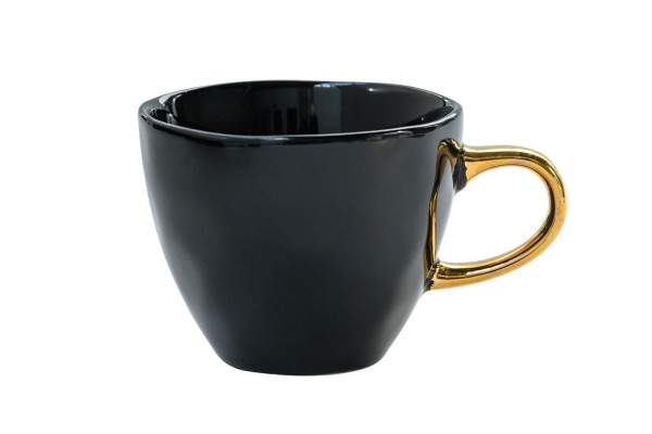 Kaffeetasse Porzellan schwarz