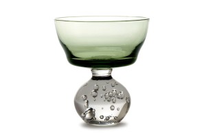 Trinkglas Eternal Snow grün-klar h 9,5cm