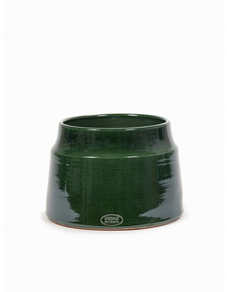 Blumentopf Keramik grün D 25 cm