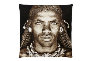 Kissen Samburu Warrior Kenya 45 x 45 cm