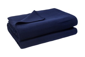 zoeppritz Soft-Fleece Decke 180 x 220 cm blau